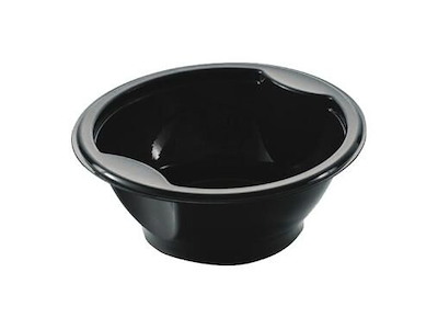 Suppebowl 1-rum 500 ml Ø153xH60mm PP Sort