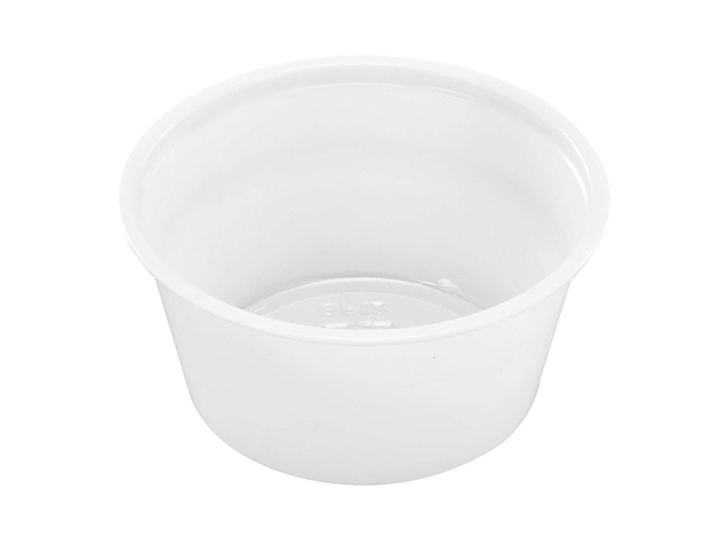 Dressingbæger 90 ml Ø74x32 mm PP Klar