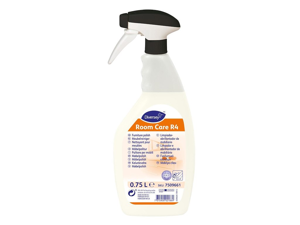 Møbelpleje Room Care R4 Spray til rengøring/pleje af Træ/Laminat 750 ml