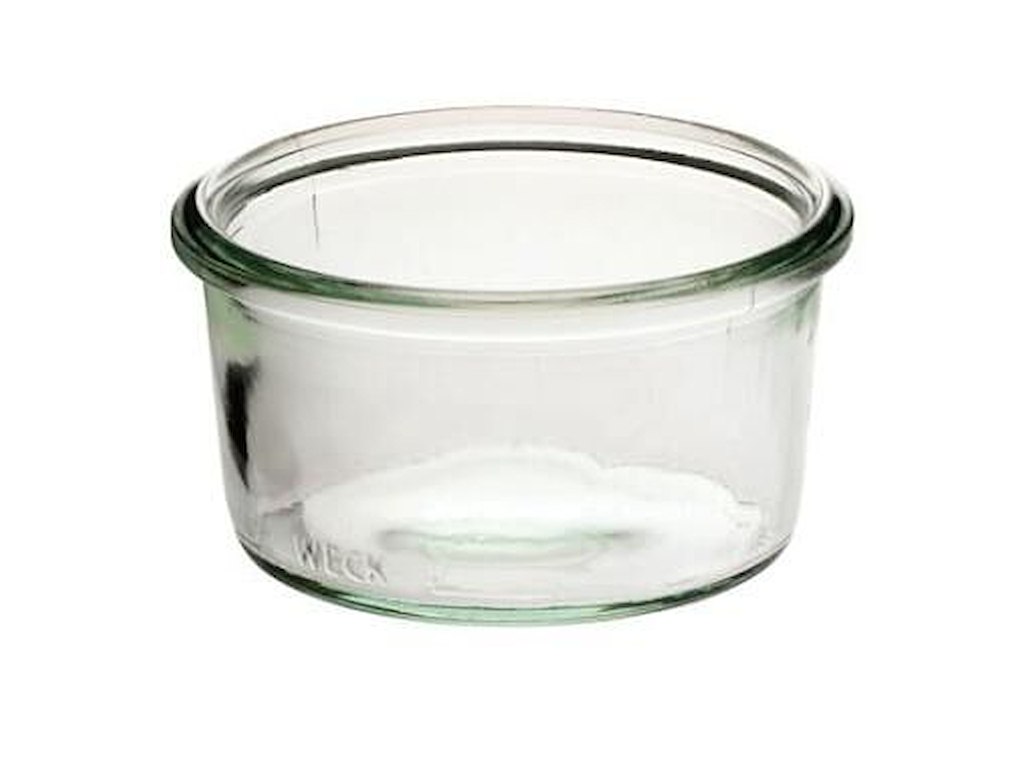 Patentglas Weck 370 ml Ø10.8x6.9 cm uden Låg Glas