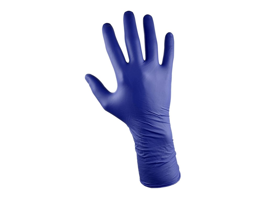 Nitrilhandsker (blå) Lange og Kraftige 8,8g - 50 stk.