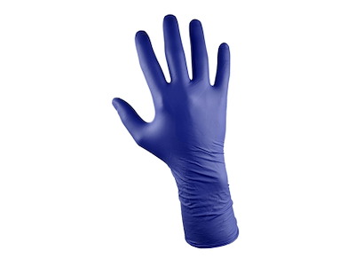 Nitrilhandsker (blå) Lange og Kraftige 8,8g - 50 stk.