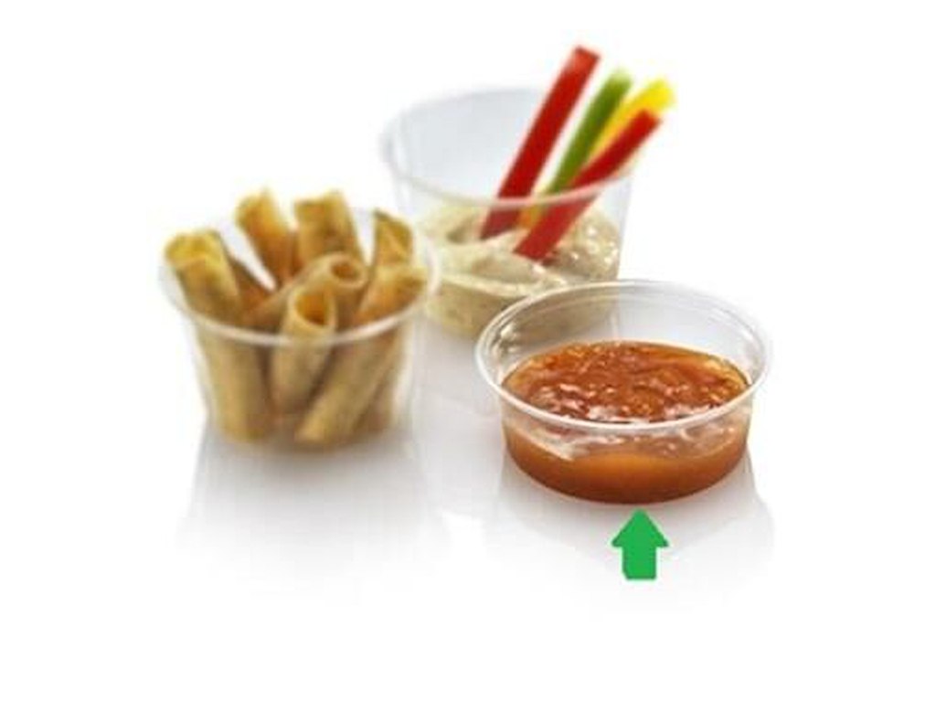 Dressingbæger 60 ml Ø70x26 mm PLA Bionedbrydelig Klar