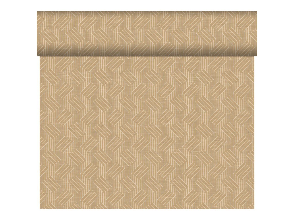 Kuvertløber Bio Dunicel Tête-à-tête Woven Natural B0,4xL24m Brun