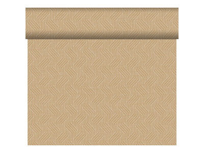 Kuvertløber Bio Dunicel Tête-à-tête Woven Natural B0,4xL24m Brun