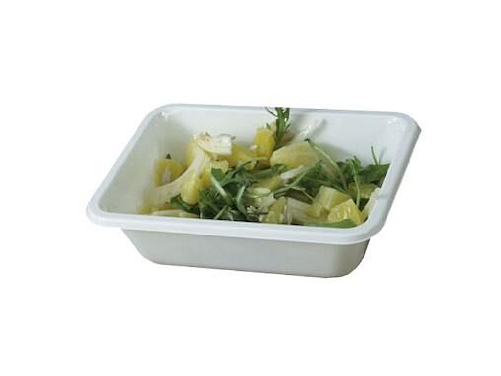 Bakke 1-rum 2171-1F 665 ml 171.4x126.5x50 mm CPET Hvid