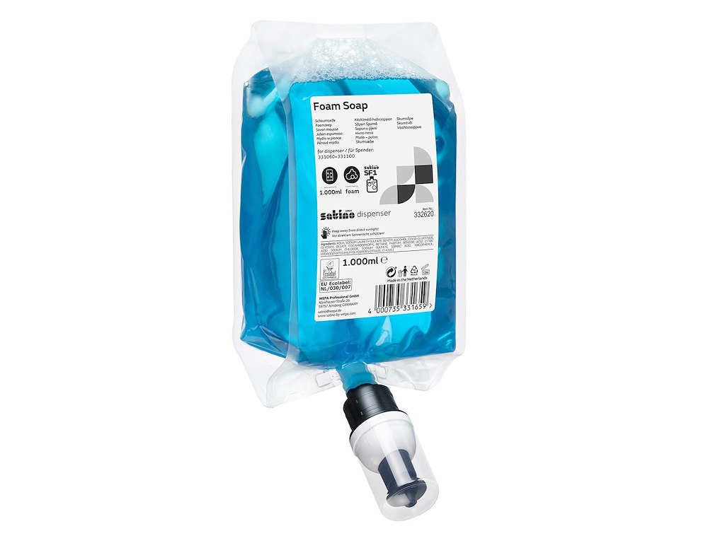 Sæbe Skum Satino SF1 pH-neutral EU-Blomst
