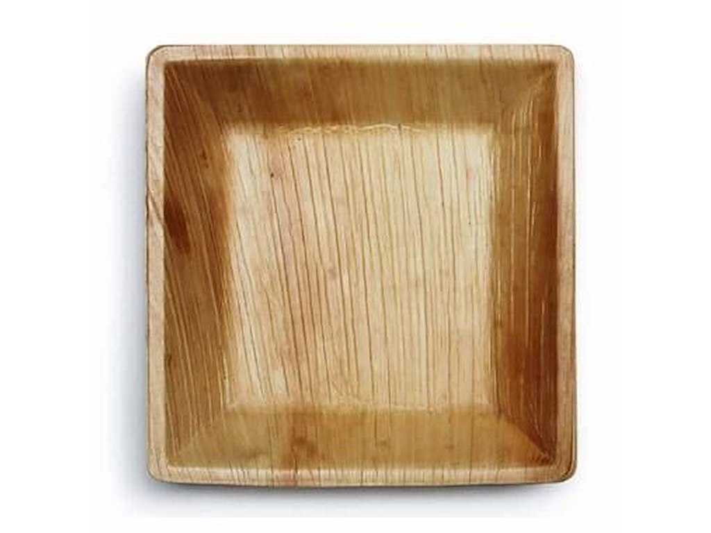 Tallerken 17x17 cm Palmeblad