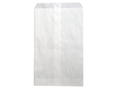 Bagerpose 1kg 160x260+20mm 40gr Hvid