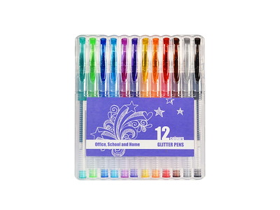 Glitterpenne OFFICE 12 Stk.