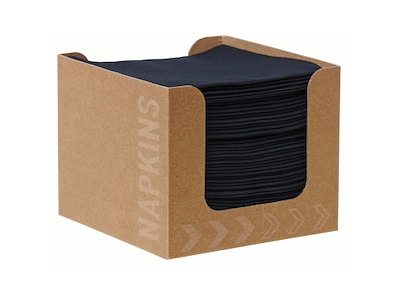 Serviet Bio Dunisoft 20x20cm Sort
