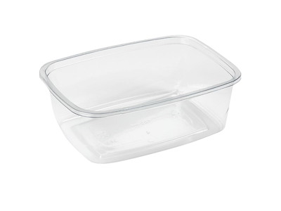 Salatskål, ABENA Gastro, 14x10x5cm, 500 ml, klar, RPET