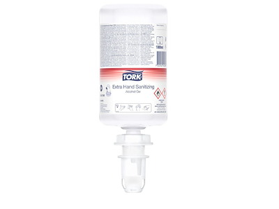 Hånddesinfektion Tork Gel Extra Hand Sanitizing 1ltr med Alkohol til S4 disp.