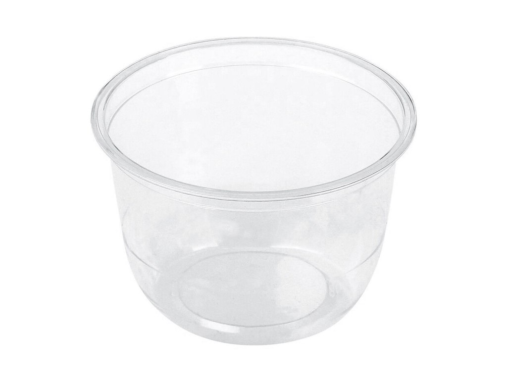 Dessertbæger 260ml rund Ø96x63 mm klar PLA