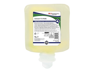 Skumsæbe Estesol FX Pure ekstra kraftig uden farve og parfume t dispenser 1 ltr