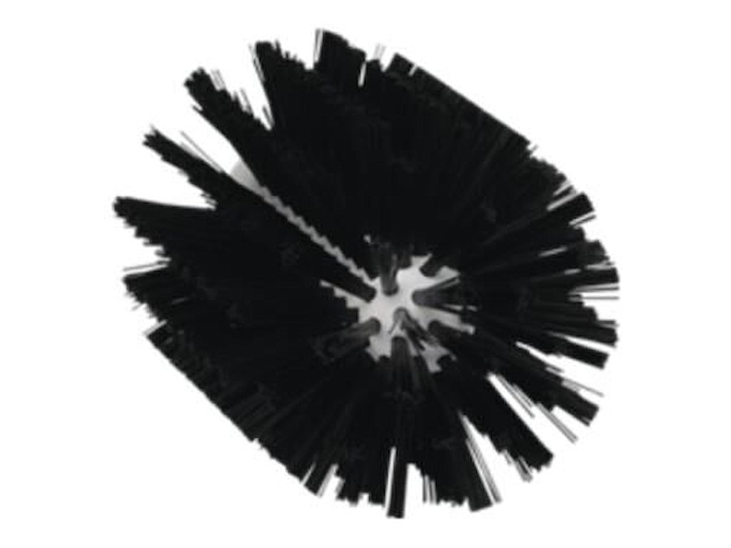 Rørbørste Vikan medium sort Ø103mm til skaft