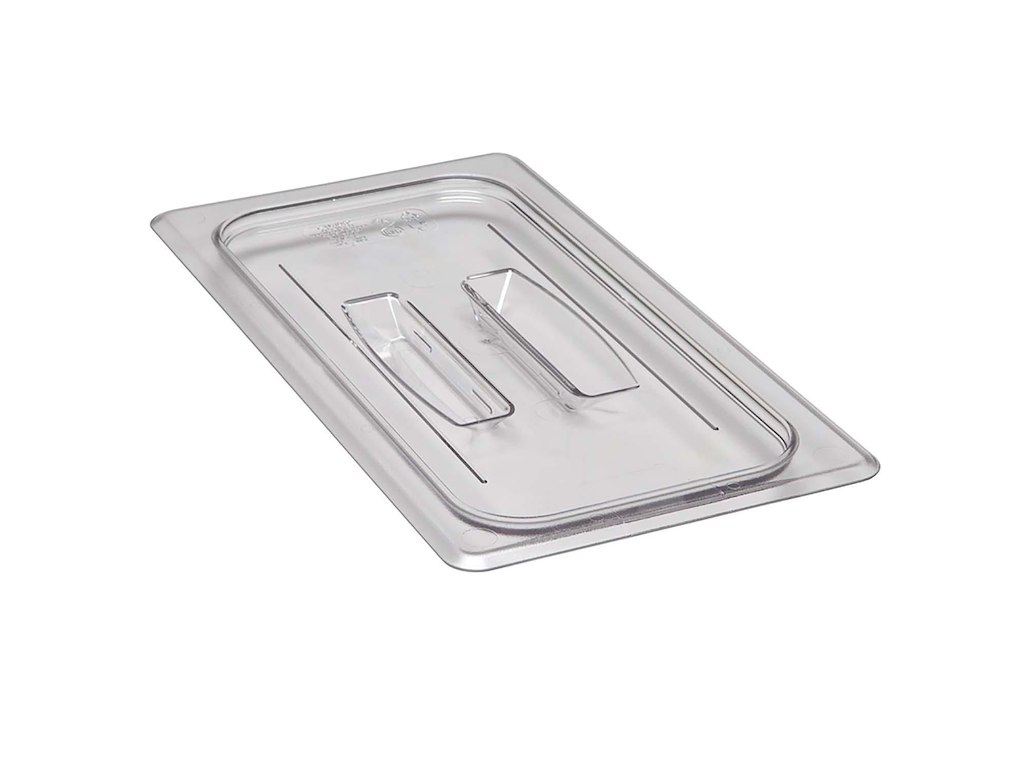 Låg til kantine med Håndtag Cambro 1/3GN 32.5x17.6cm Polycarbonat Klar