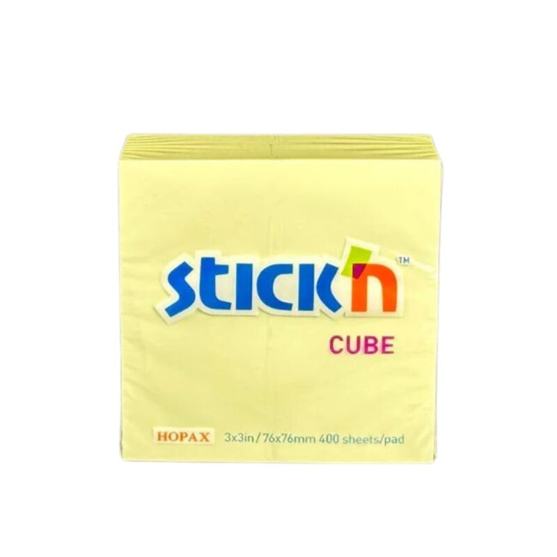 Post-it notes, gul - 400 ark (76x76mm)