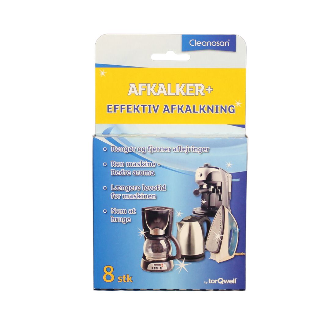 Cleanosan Afkalker til kaffemaskine 8 stk