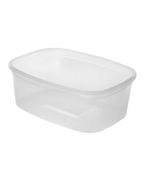 Ovalt plastbæger 500 ml