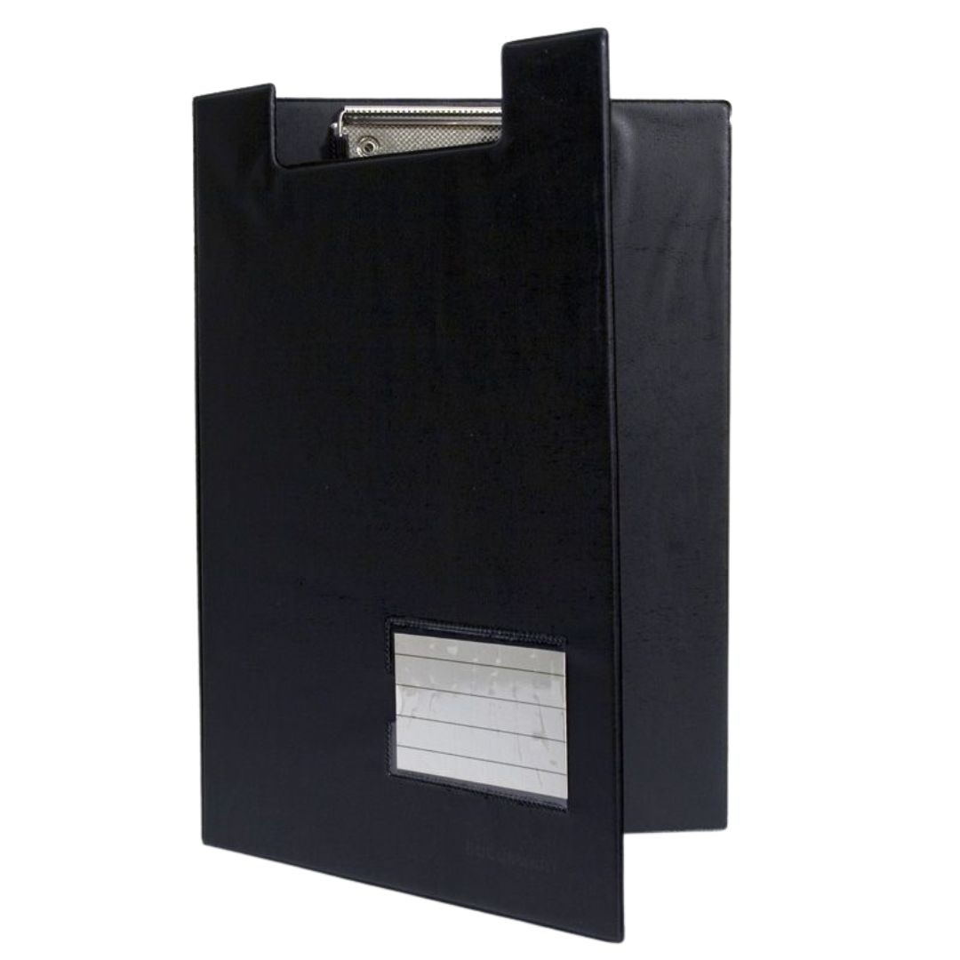 Clipboard A4 Med Forside Sort