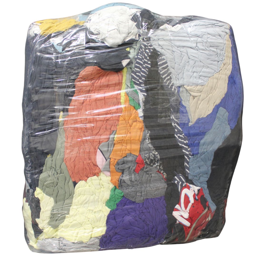 Blandet kulørte klude Pallesalg