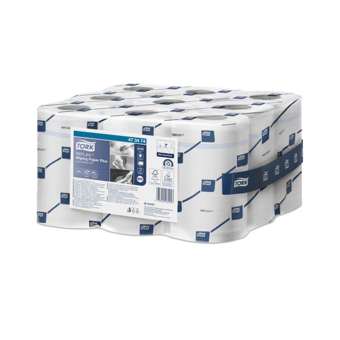 Håndklæderulle Tork Reflex M3 2-lag 67 m Hvid