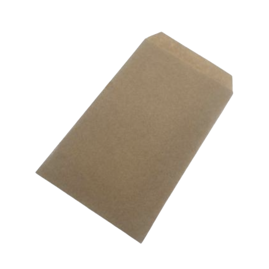 Fransk hotdog pose flad L170xB100mm 40gr papir brun