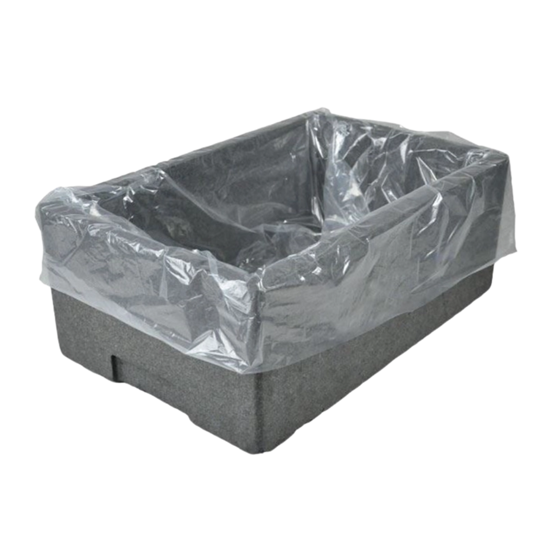 Indlægspose 620/200x630 mm 30 my Foringspose PE Klar