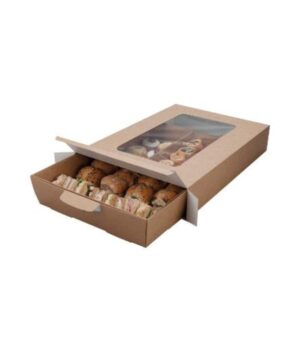 Æske med rude 482x331x82.5 mm Karton Brun til 118990