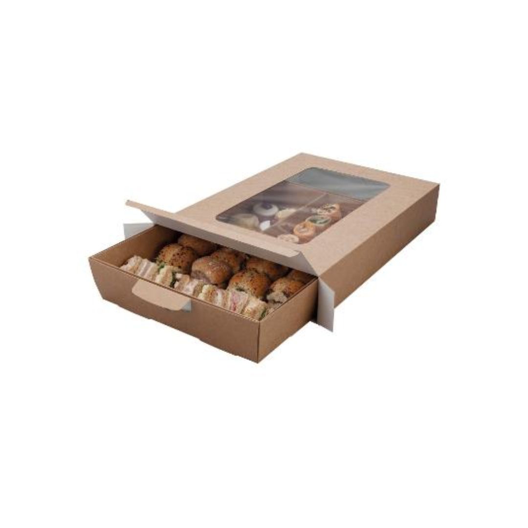 Æske med rude 482x331x82.5 mm Karton Brun til 118990