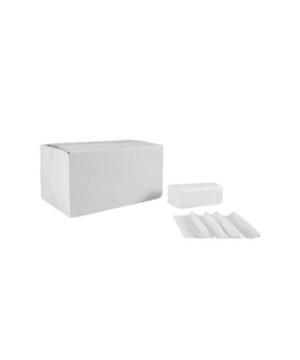 Håndklædeark C-Fold 2-lag L31xB22.2xD9.5cm Nyfiber Hvid
