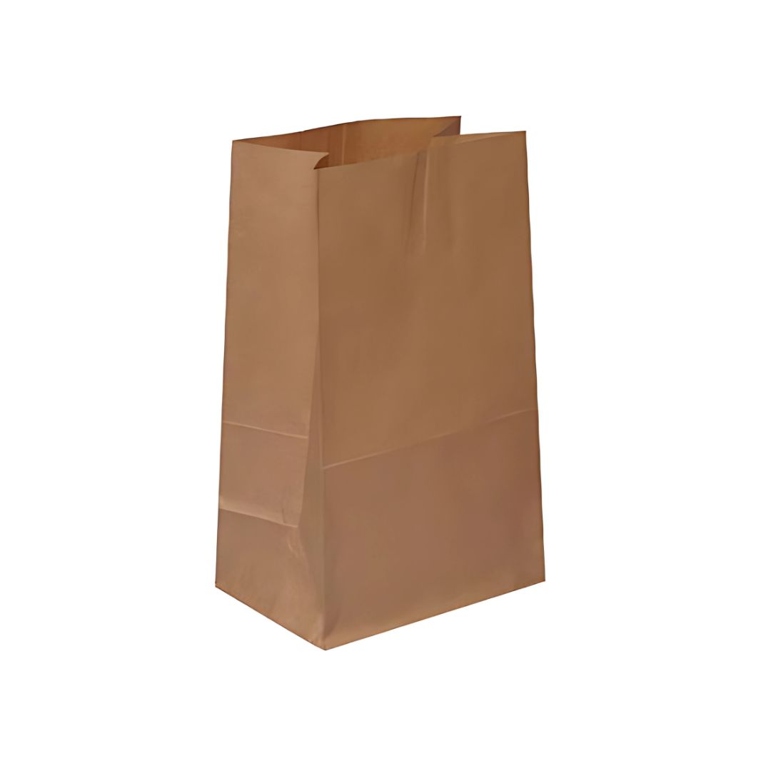 Klodsbundspose 180x120x290 mm 6 ltr Brun