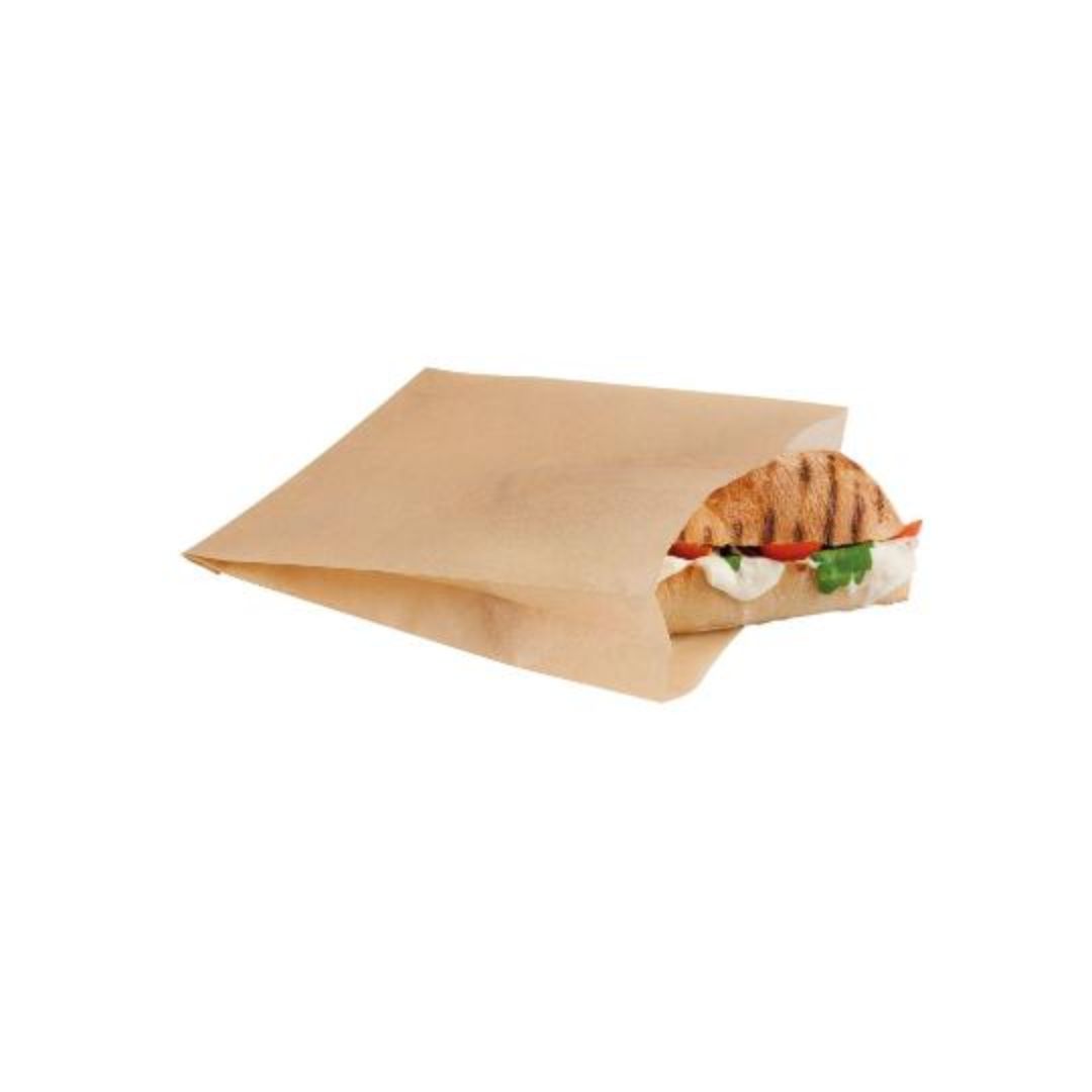 Sandwichpose 170x195 mm til Ovn Papir Brun