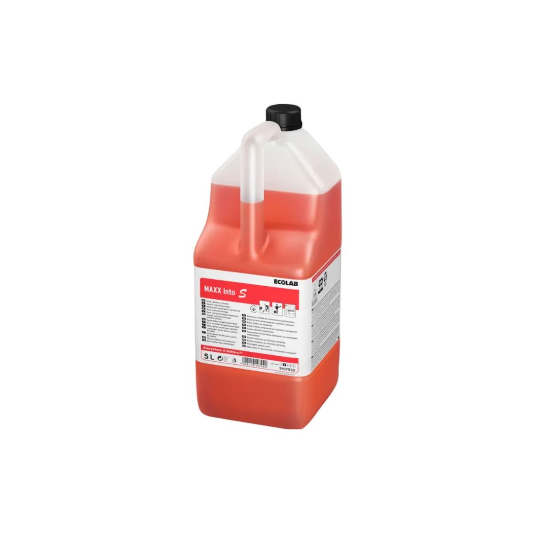 Sanitetsrengøring flydende Maxx Into S 5ltr Ecolabel komb. syre/gel afkalkende