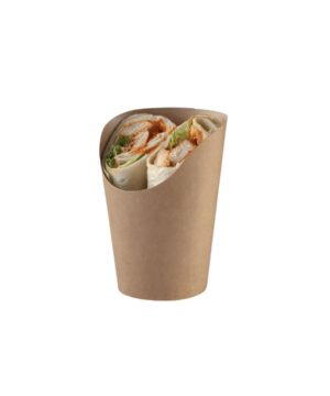 Bæger wrap ø80/60x70/110 mm brun