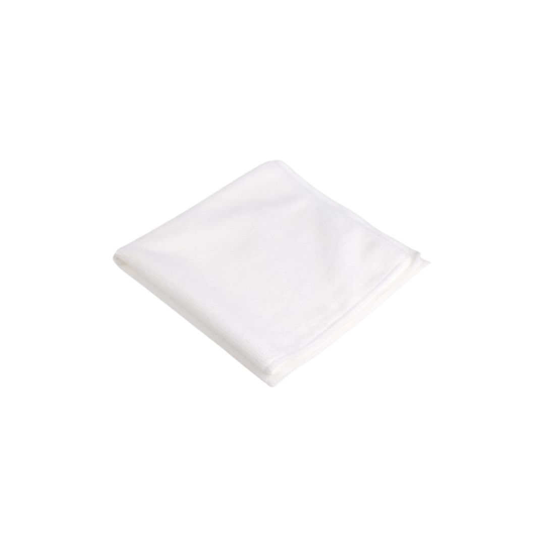 Universalklud, microfiber, 40*40, hvid (pallesalg)