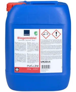 Blege- og desinfektionsmiddel, ABENA, 10 l, uden klor, farve og parfume