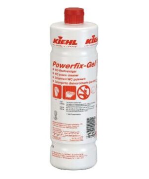 Toiletrens Flydende Powerfix-Gel 1ltr med Farve/Parfume Rød Stærkt Surt