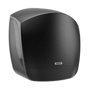 Dispenser Toiletpapir Katrin Gigant S Mini L15.4xB24.4xH25.4cm Plast Sort