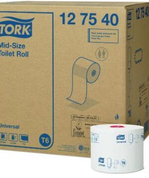 Toiletpapir Tork Universal T6 Mid-size 1-lag135 Mtr, Tork 127540