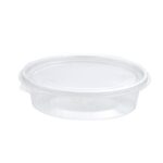 Salatbakke Clearshow 150 ml 150x112x31 mm oval Hængslet låg RPET Klar, 900 stk