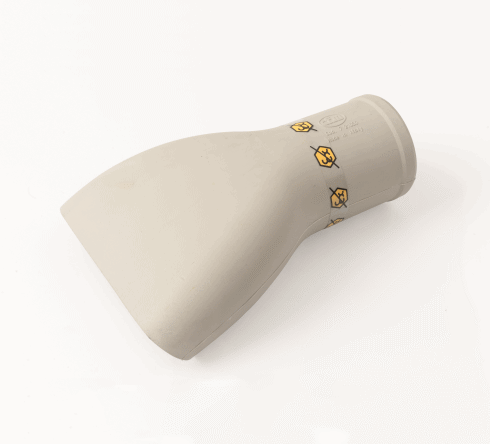 HÅNDMUNDSTYKKE 120 MM GUMMI Ø50 til S3