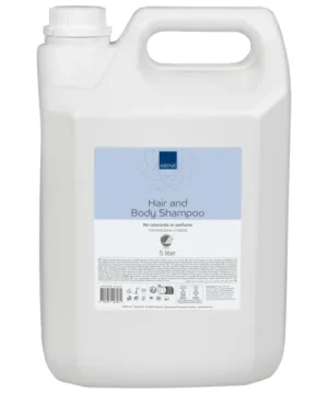 Hår- og Bodyshampoo, ABENA, 5000 ml, uden farve og parfume, 2 stk