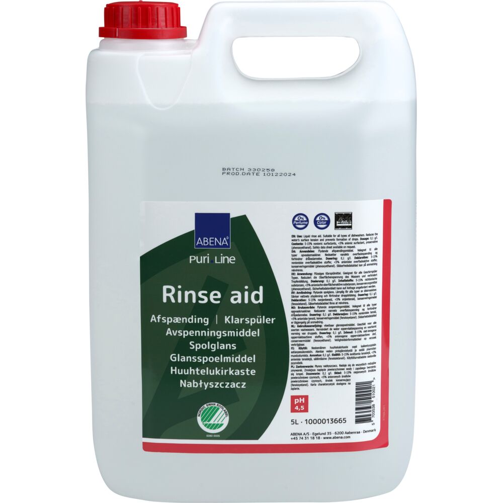 Afspænding, ABENA Puri-Line, 5 l, uden farve og parfume, 2 stk