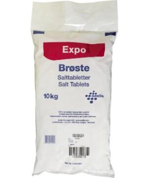 Maskinopvask Salt Tabs Brøste Expo Salttabletter 10kg til blødgøringsanlæg