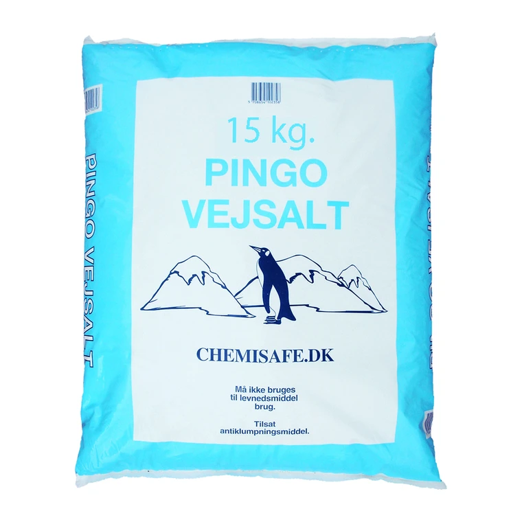 Pingo vejsalt 15 kg pr sæk/1 Palle med 70 sække - fragtfrit leveret
