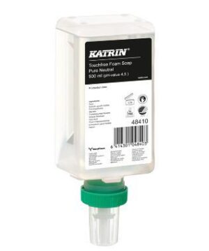 Sæbe Skum Katrin Natural uden parfume Touchfree 500 ml, 12 stk