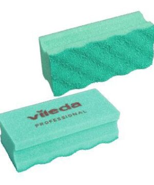 Rengøringssvamp Puractiv Ridsefri Grøn, 10 stk