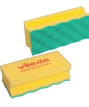 Rengøringssvamp Puractiv Ridsefri Gul, 10 stk